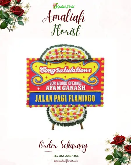 Sewa Papan Bunga Legundi